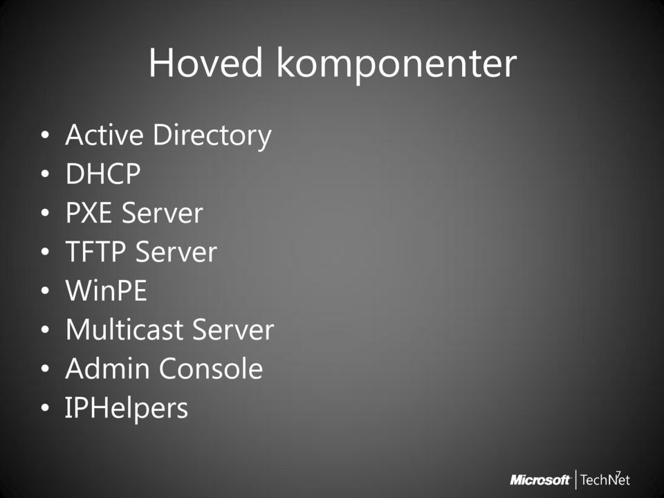 TFTP Server WinPE Multicast