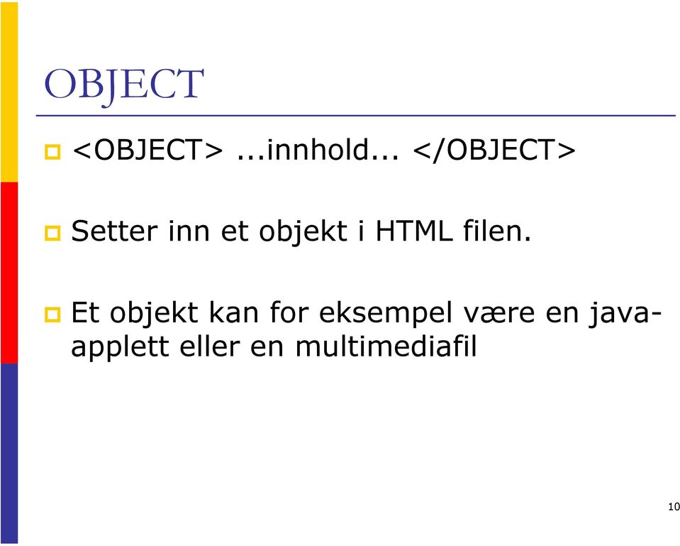 HTML filen.