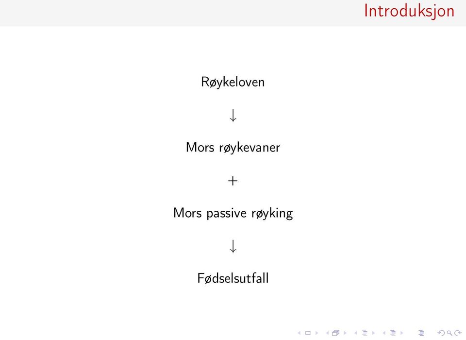 røykevaner + Mors