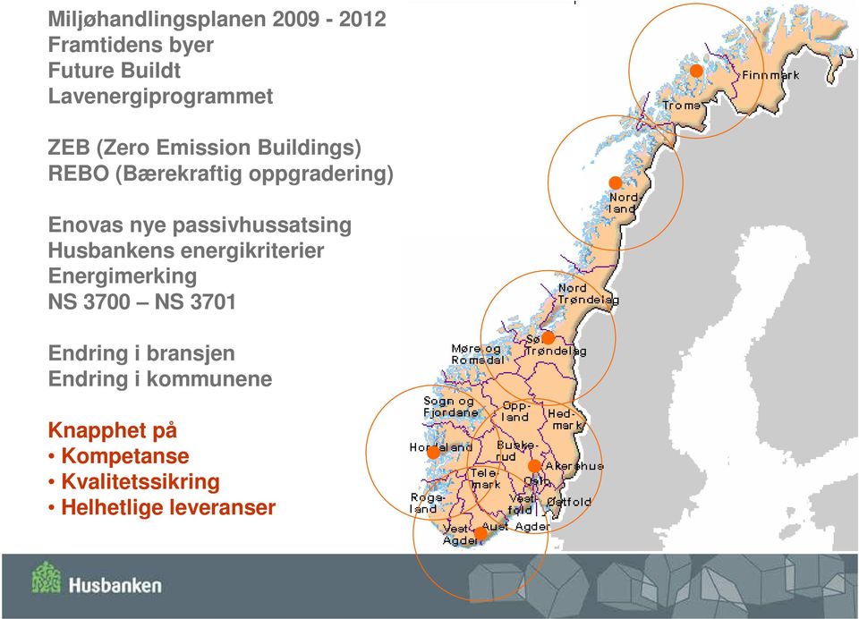 passivhussatsing Husbankens energikriterier Energimerking NS 3700 NS 3701 Endring