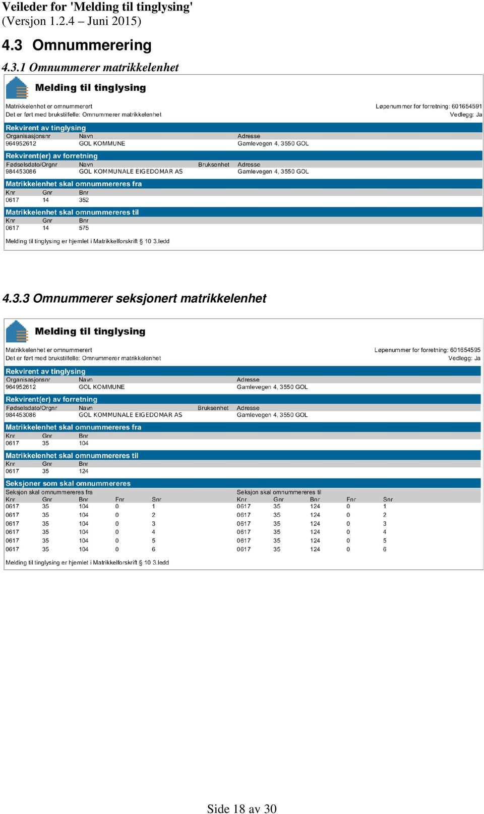 4.3.3 Omnummerer