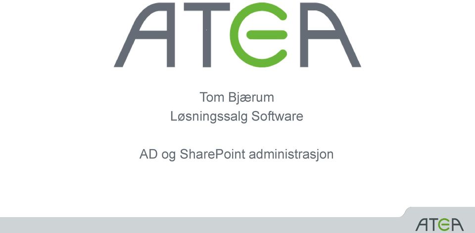 Software AD og