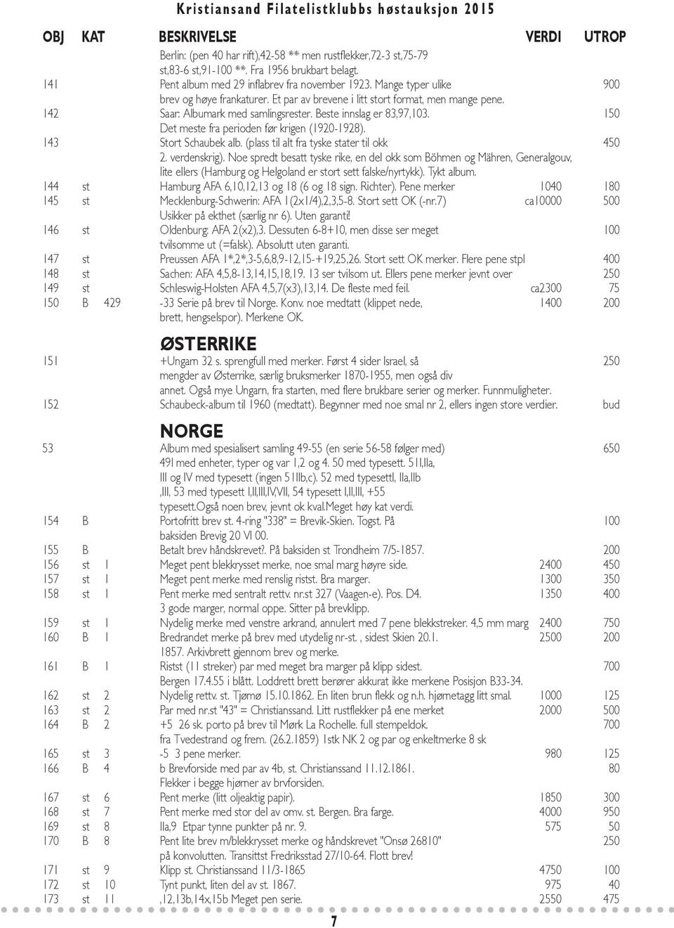 150 Det meste fra perioden før krigen (1920-1928). 143 Stort Schaubek alb. (plass til alt fra tyske stater til okk 450 2. verdenskrig).