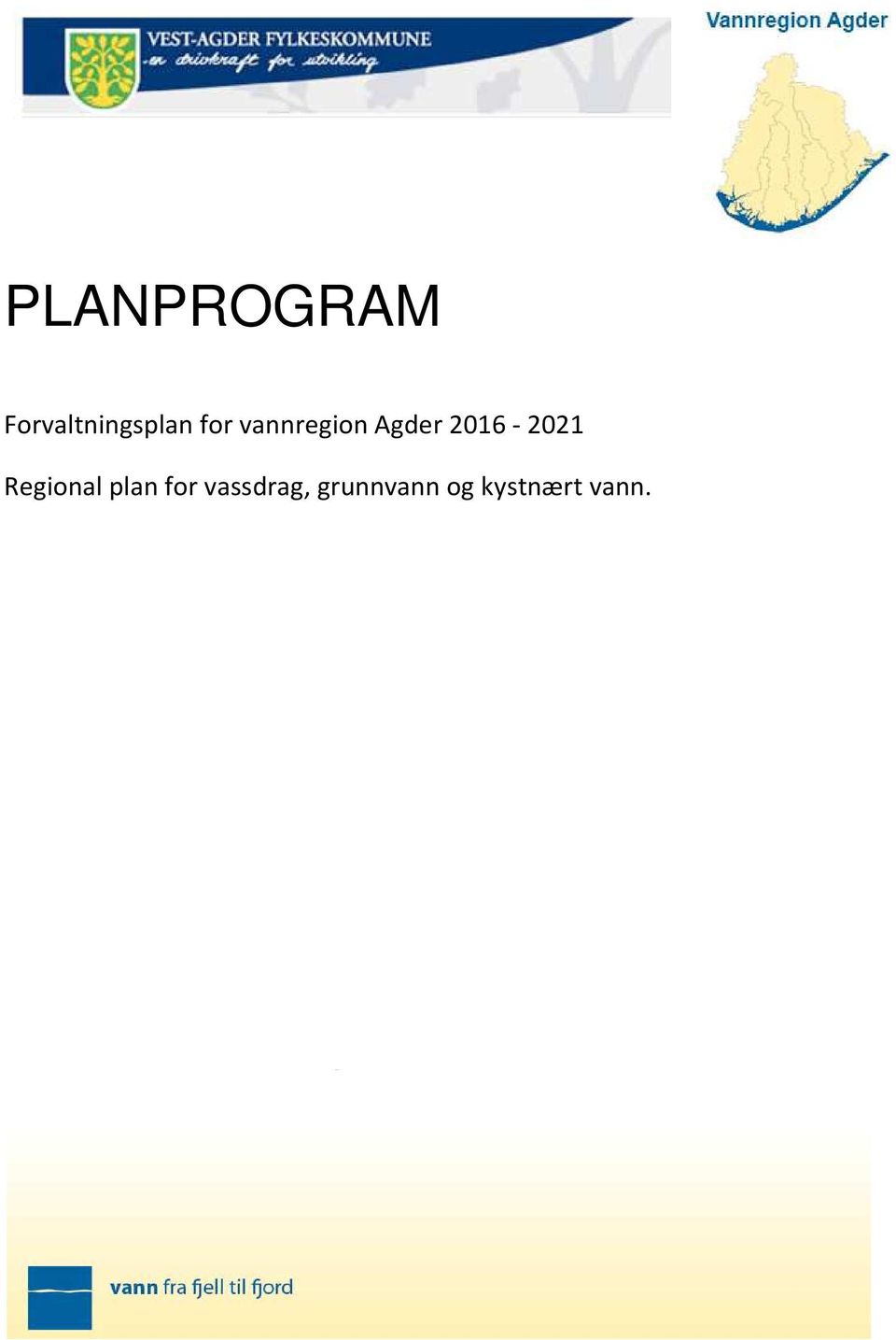 2016-2021 Regional plan for