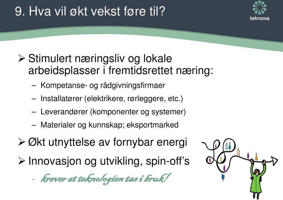 rådgivningsfirmaer Installatører (elektrikere, rørleggere, etc.