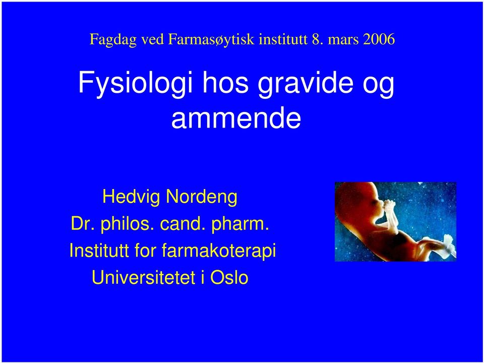 ammende Hedvig Nordeng Dr. philos. cand.