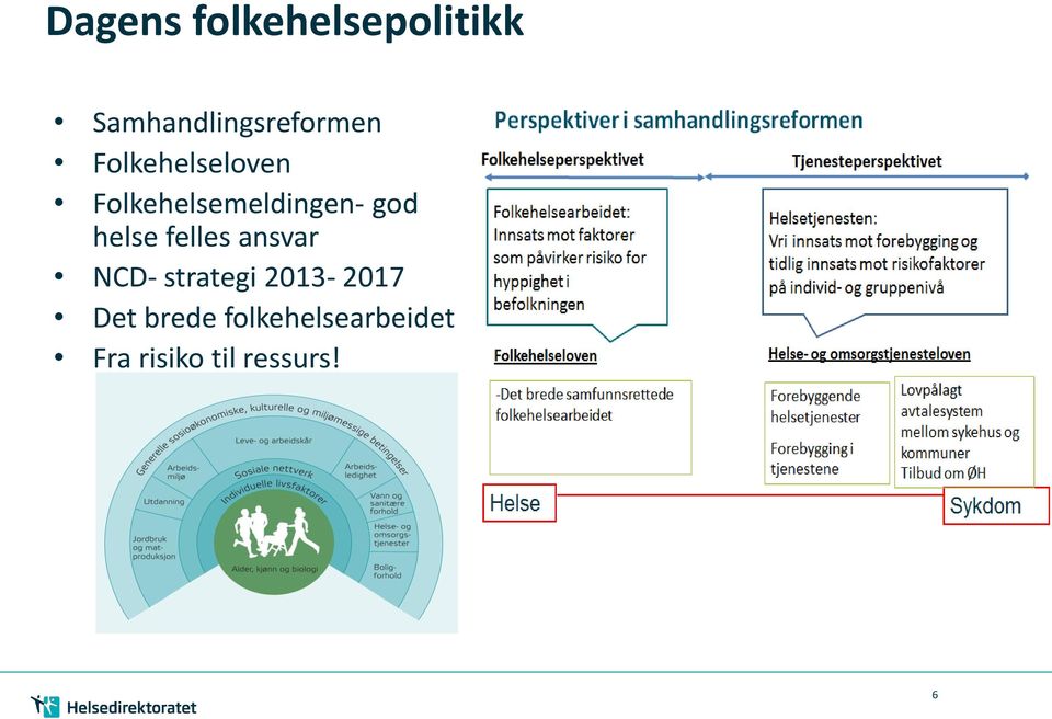 felles ansvar NCD- strategi 2013-2017 Det