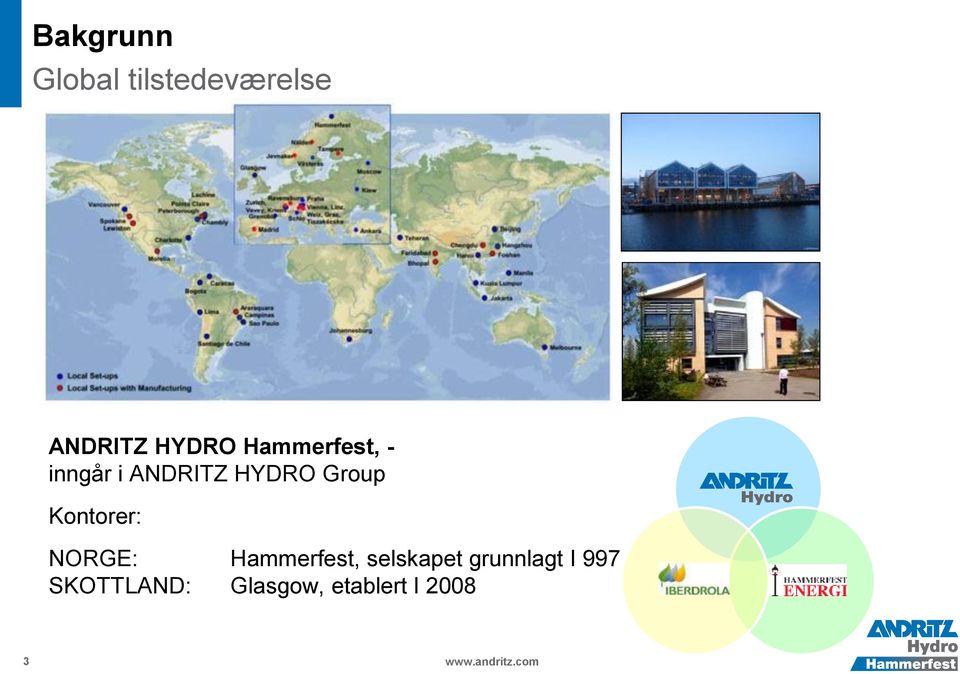 Kontorer: NORGE: Hammerfest, selskapet grunnlagt