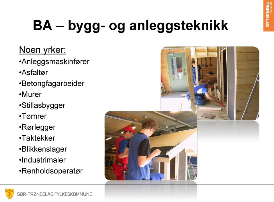 Betongfagarbeider Murer Stillasbygger