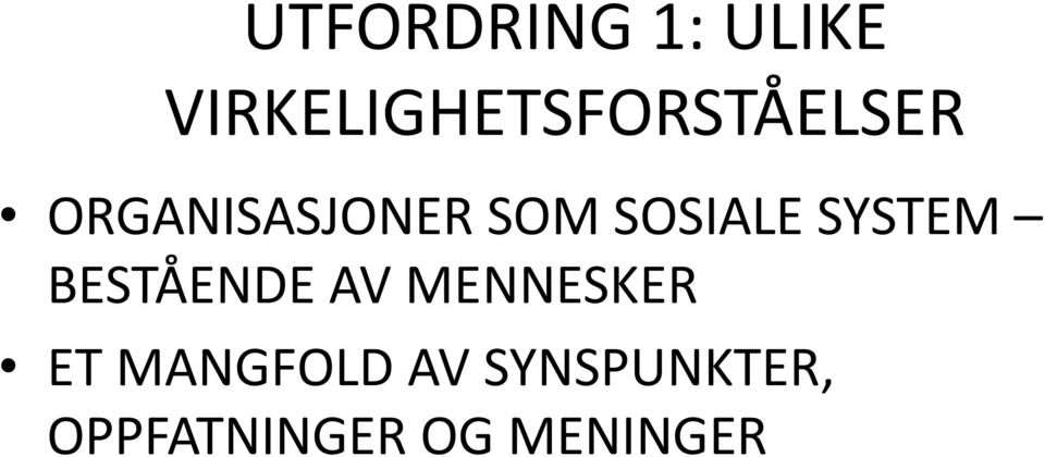 SOM SOSIALE SYSTEM BESTÅENDE AV