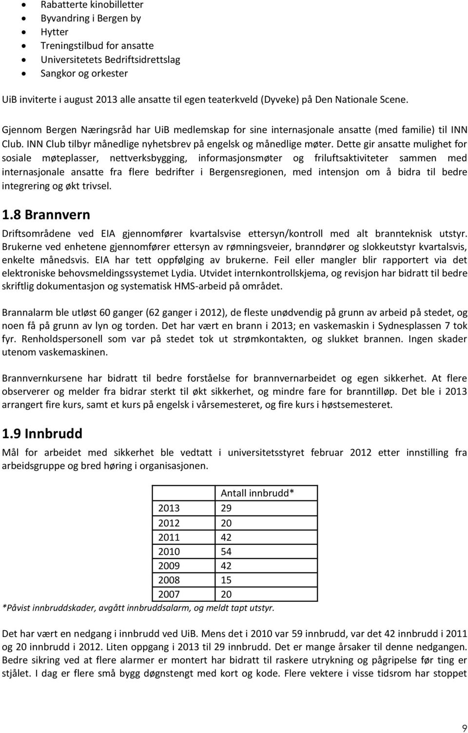 INN Club tilbyr månedlige nyhetsbrev på engelsk og månedlige møter.