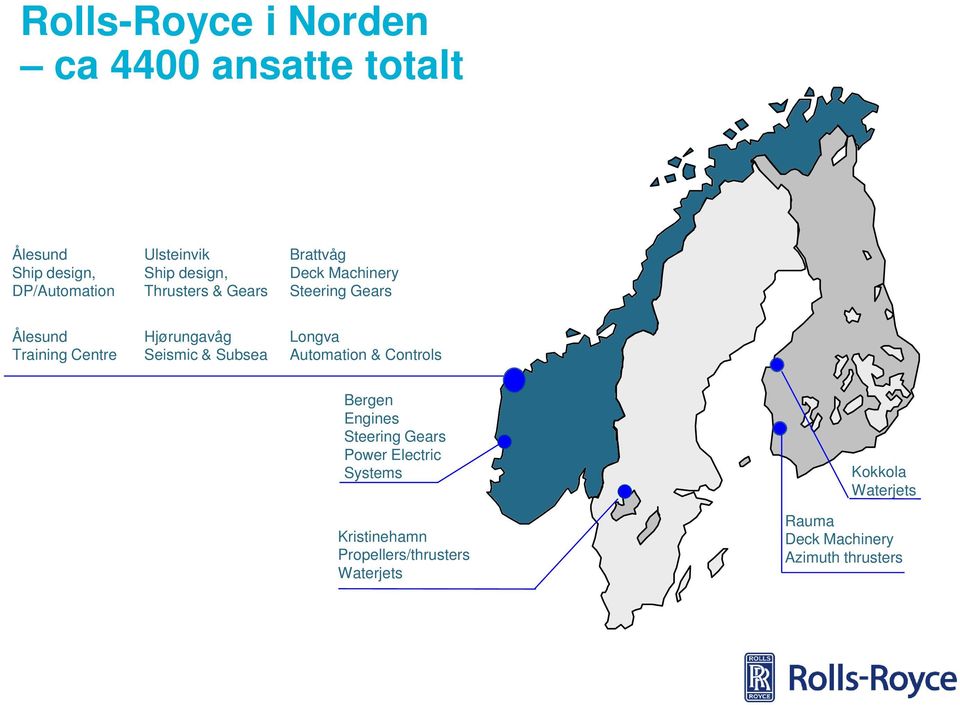 Centre Seismic & Subsea Automation & Controls Bergen Engines Steering Gears Power Electric Systems
