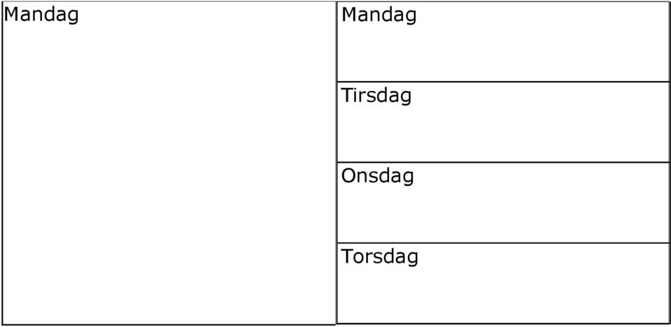 Torsdag