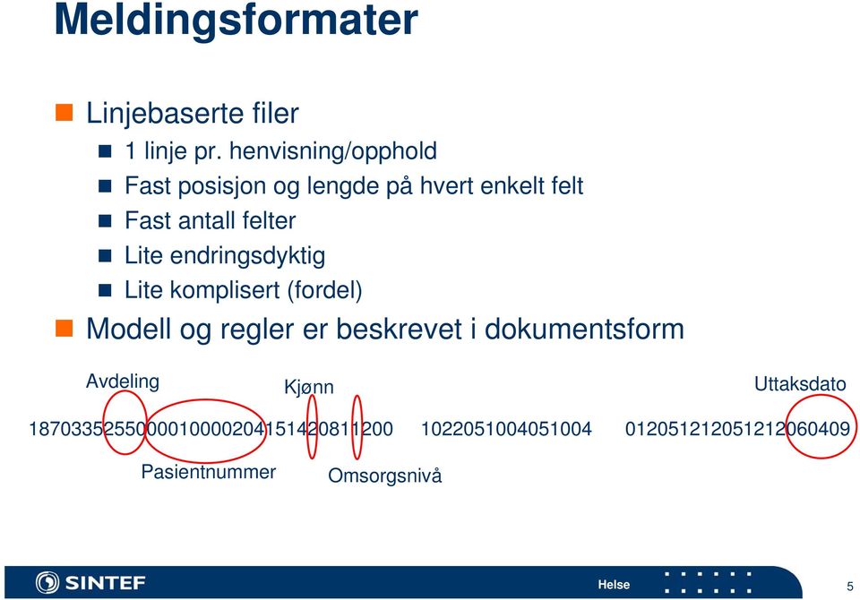 endringsdyktig Lite komplisert (fordel) Modell og regler er beskrevet i dokumentsform