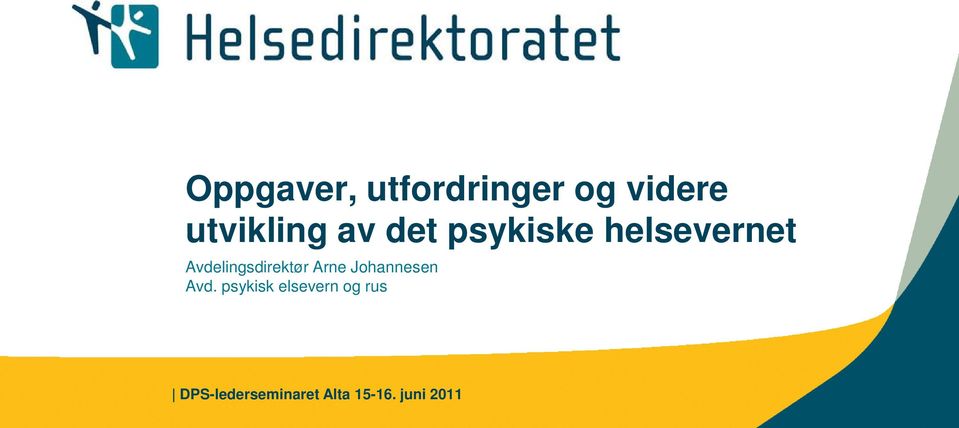 helsevernet Avdelingsdirektør