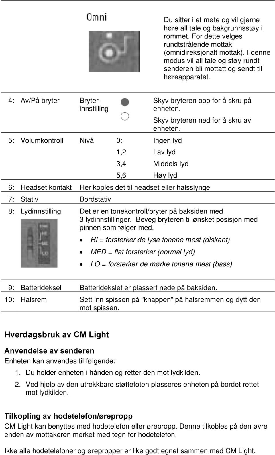 Skyv bryteren ned for å skru av enheten.