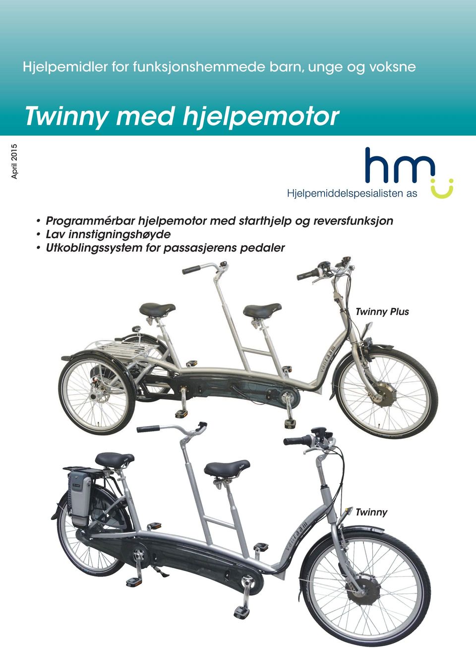 hjelpemotor med starthjelp og reversfunksjon Lav