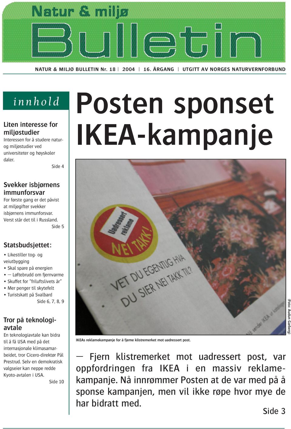 Posten sponset IKEA-kampanje - PDF Gratis nedlasting