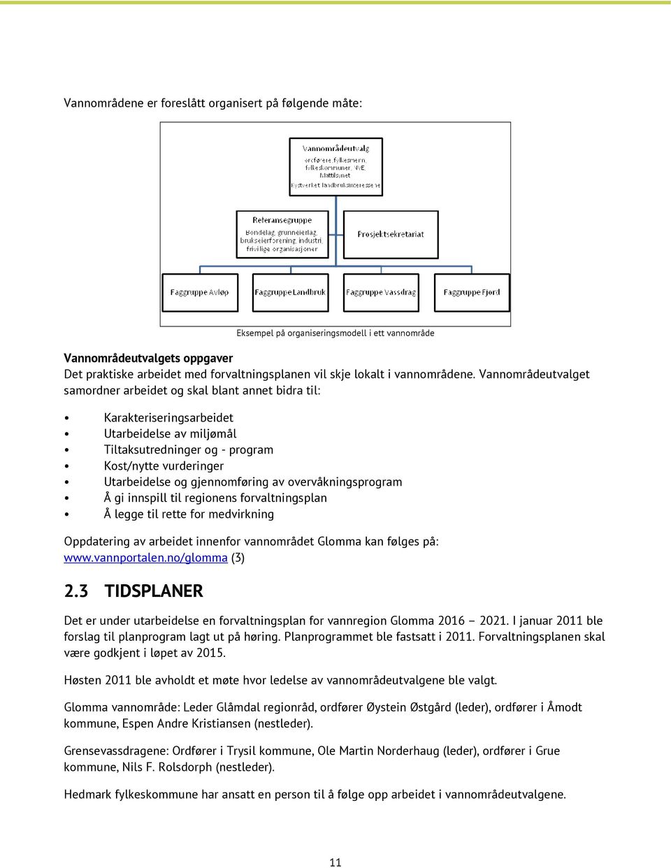 Vannområdeutvalget samordner arbeidet og skal blant annet bidra til: Karakteriseringsarbeidet Utarbeidelse av miljømål Tiltaksutredninger og - program Kost/nytte vurderinger Utarbeidelse og