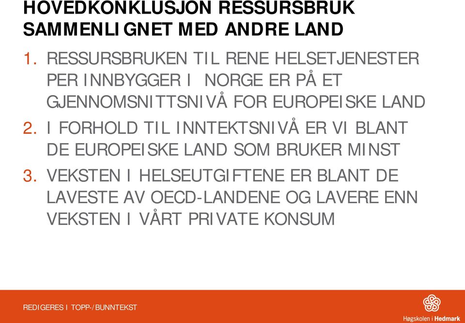 FOR EUROPEISKE LAND 2.