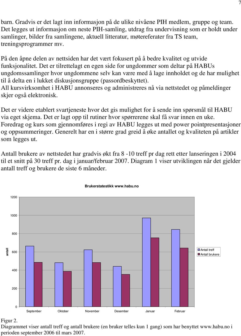 På den åpne delen av nettsiden har det vært fokusert på å bedre kvalitet og utvide funksjonalitet.