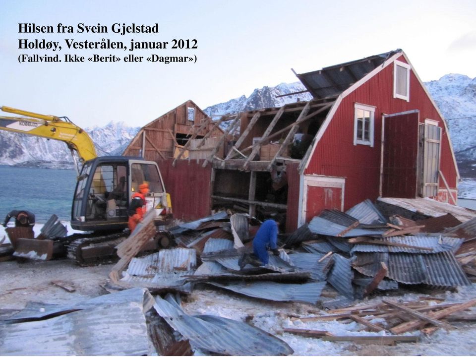 Vesterålen, januar 2012