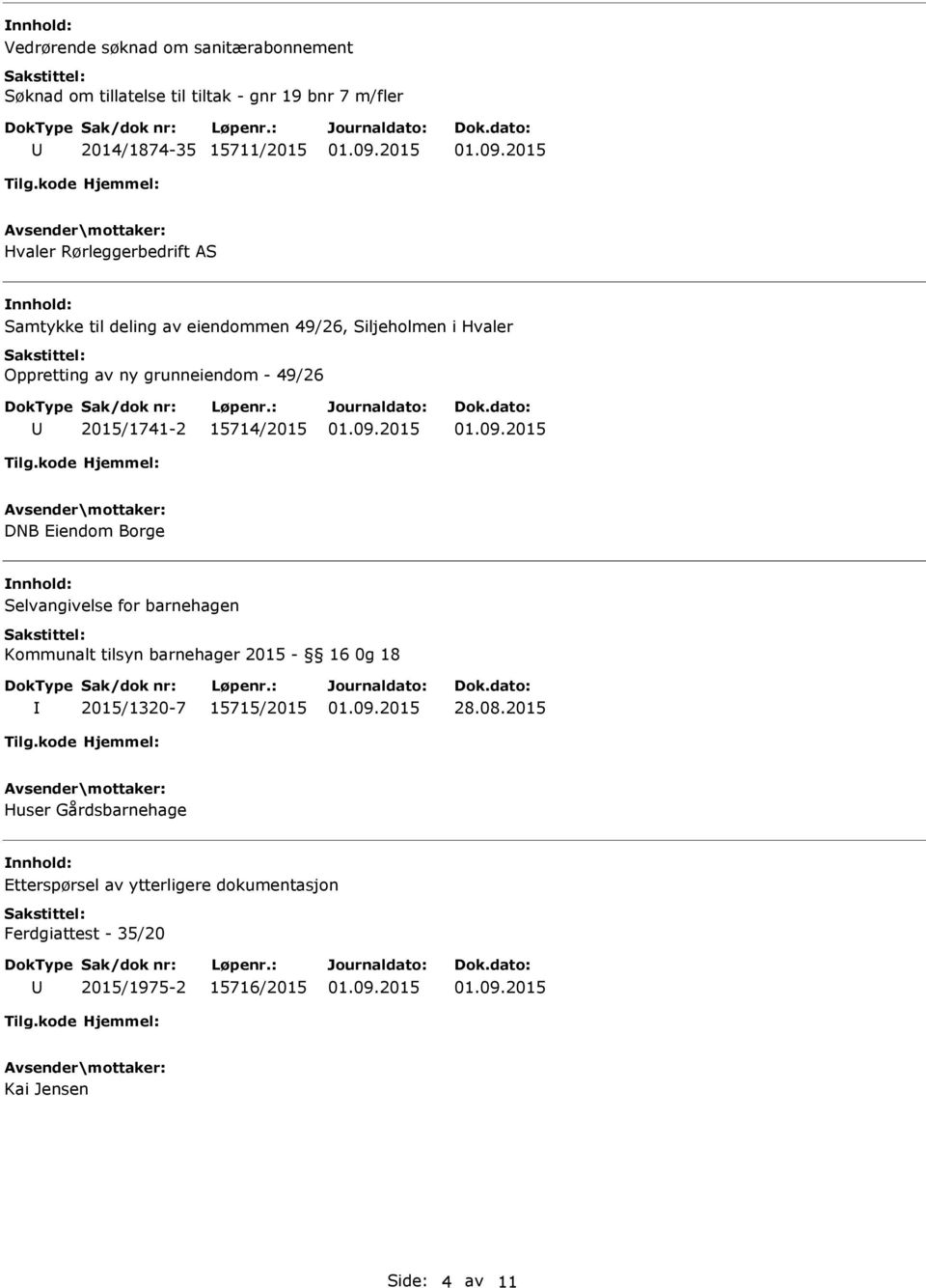 2015/1741-2 15714/2015 DNB Eiendom Borge Selvangivelse for barnehagen Kommunalt tilsyn barnehager 2015-16 0g 18 2015/1320-7