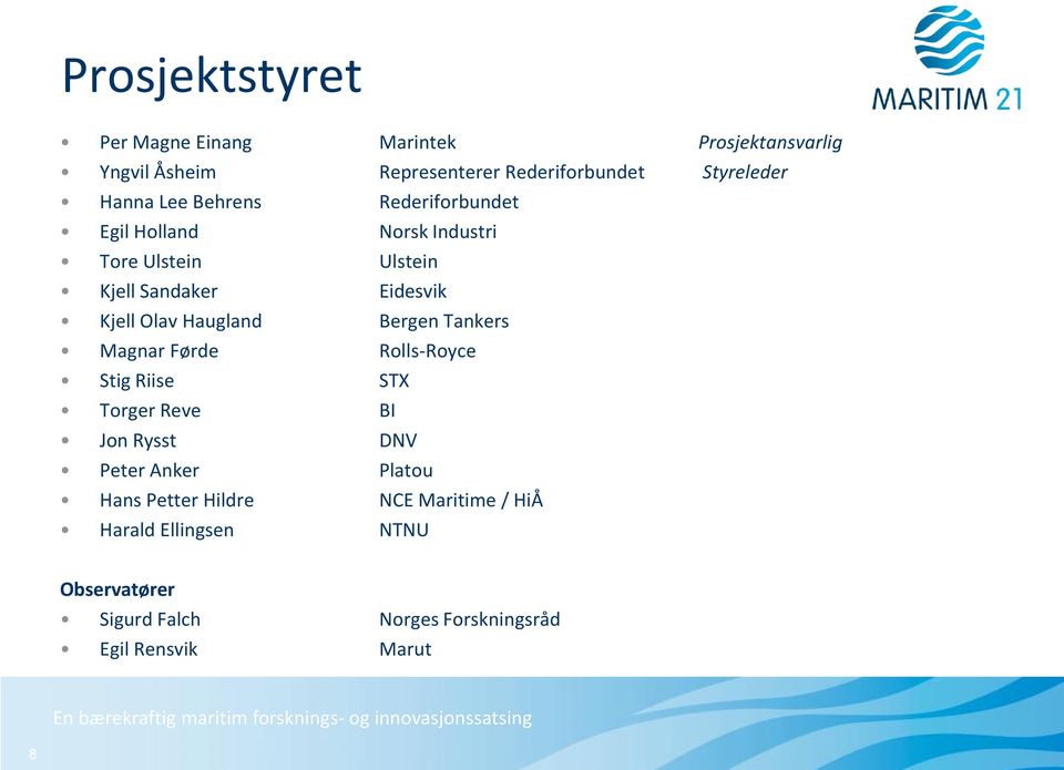 Haugland Bergen Tankers Magnar Førde Rolls-Royce Stig Riise STX Torger Reve BI Jon Rysst DNV Peter Anker Platou Hans