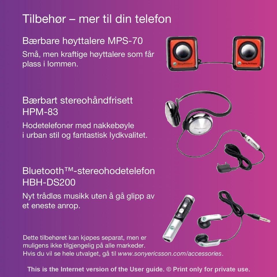 Bluetooth -stereohodetelefon HBH-DS200 Nyt trådløs musikk uten å gå glipp av et eneste anrop.