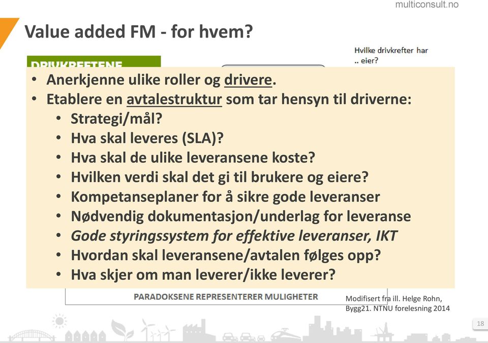 Kompetanseplaner for å sikre PM gode leveranser Nødvendig dokumentasjon/underlag for leveranse Gode styringssystem for effektive