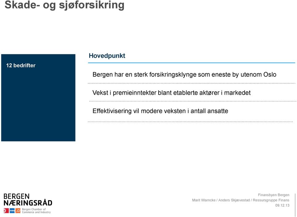 Vekst i premieinntekter blant etablerte aktører i