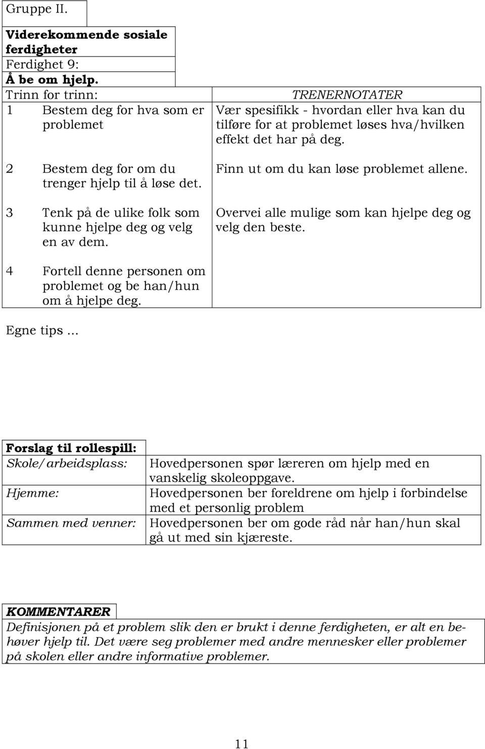 Finn ut om du kan løse problemet allene. Overvei alle mulige som kan hjelpe deg og velg den beste. 4 Fortell denne personen om problemet og be han/hun om å hjelpe deg.