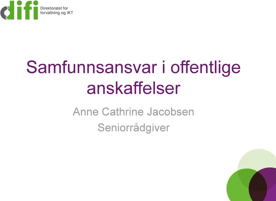 anskaffelser Anne