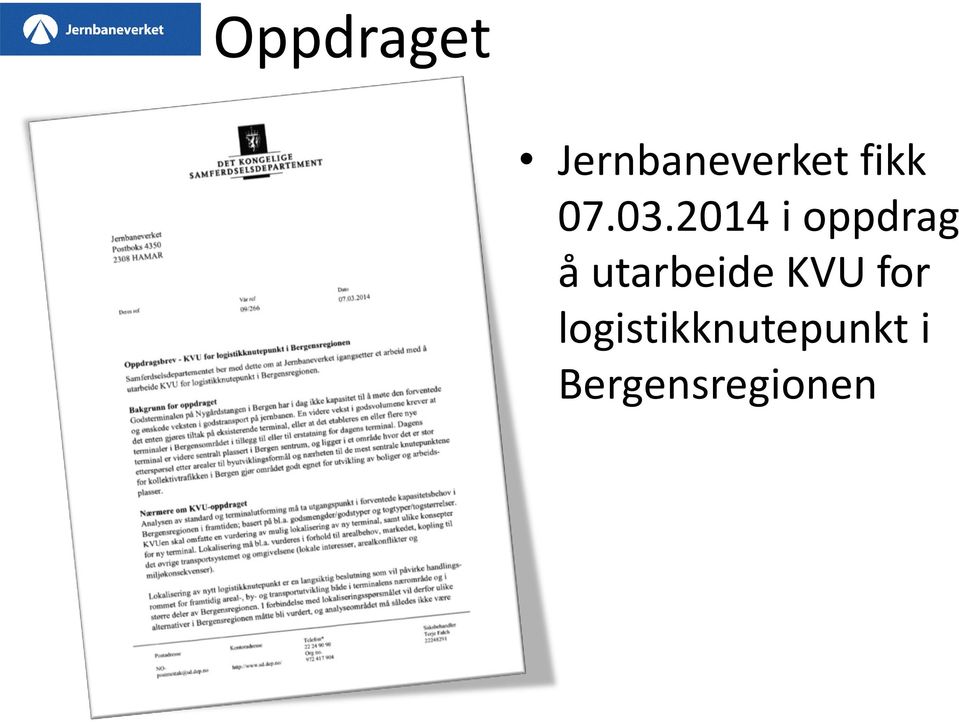 2014 i oppdrag å utarbeide