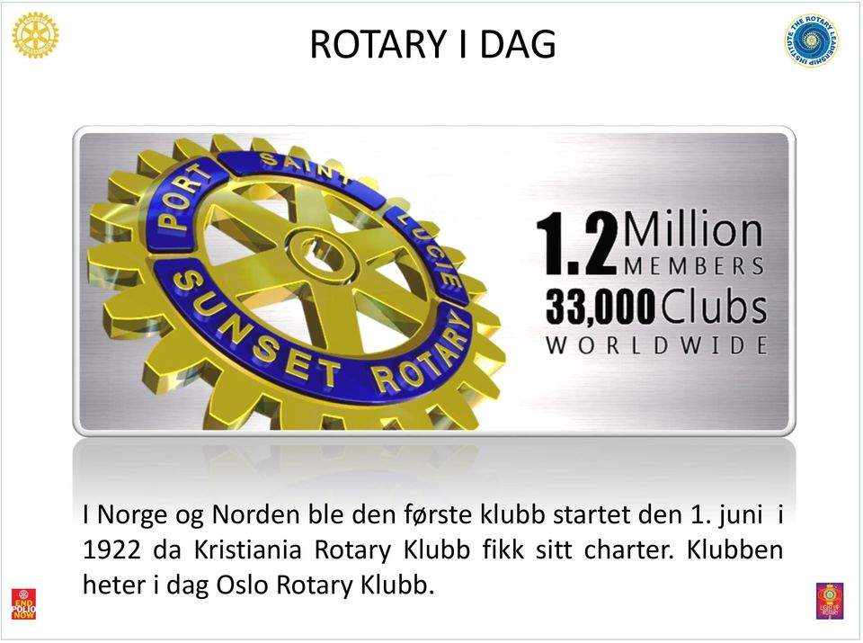 juni i 1922 da Kristiania Rotary Klubb