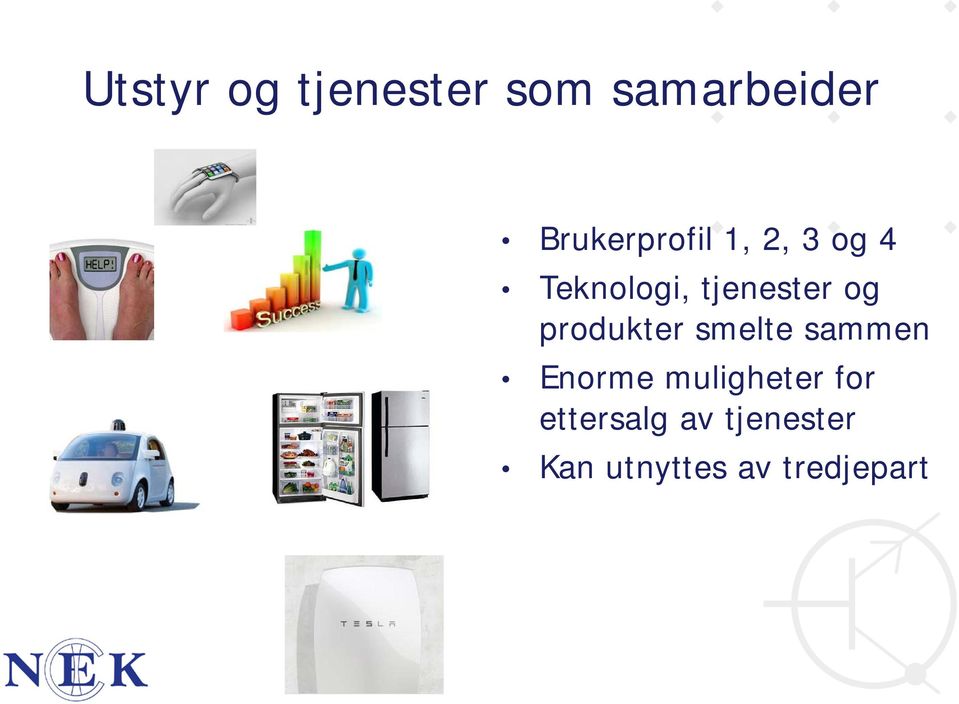 tjenester og produkter smelte sammen Enorme