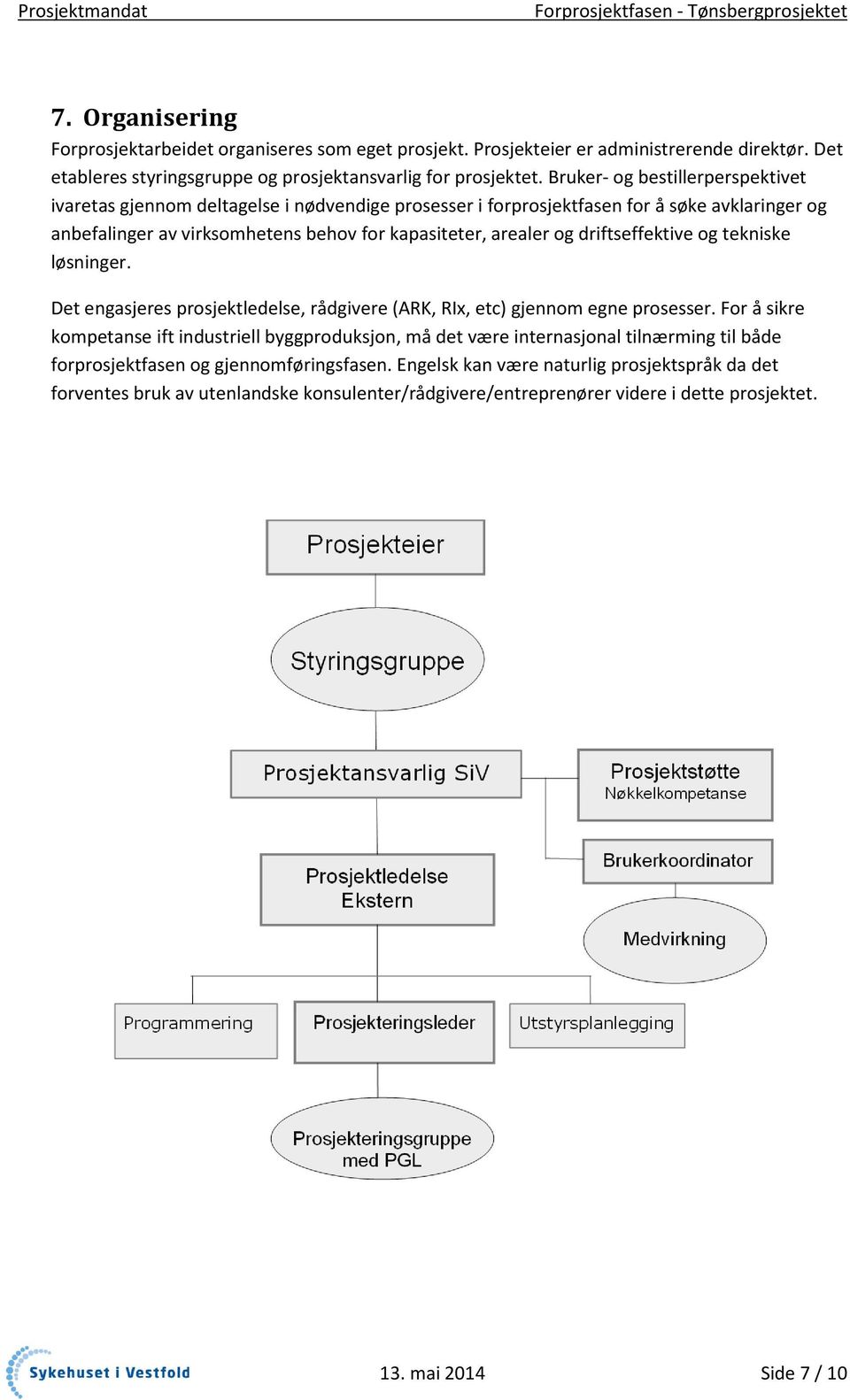 driftseffektive og tekniske løsninger. Det engasjeres prosjektledelse, rådgivere (ARK, RIx, etc) gjennom egne prosesser.