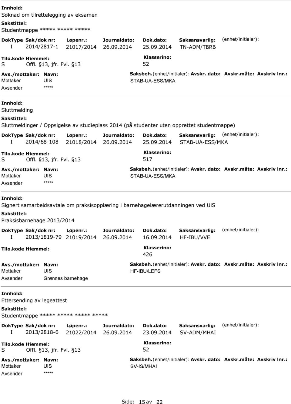 samarbeidsavtale om praksisopplæring i barnehagelærerutdanningen ved i raksisbarnehage 2013/2014 2013/1819-79 21019/2014 16.09.