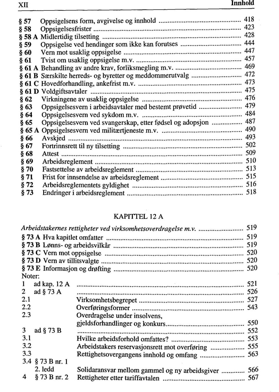 v 469 61 B Sœrskilte herreds- og byretter og meddommerutvalg 472 61 C Hovedforhandling, ankefrist m.