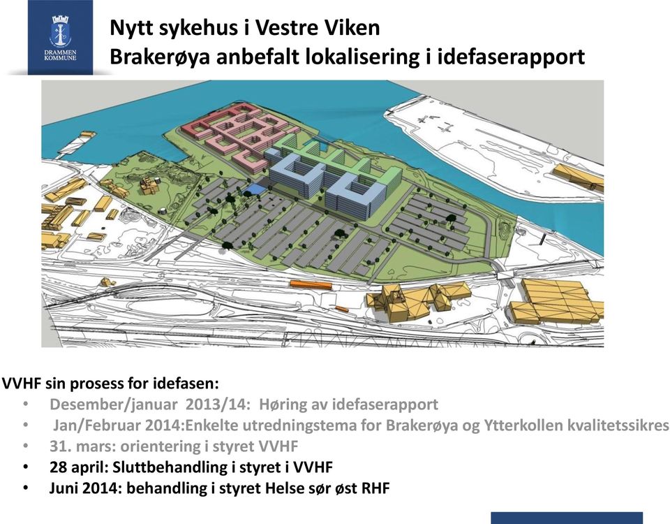 2014:Enkelte utredningstema for Brakerøya og Ytterkollen kvalitetssikres 31.