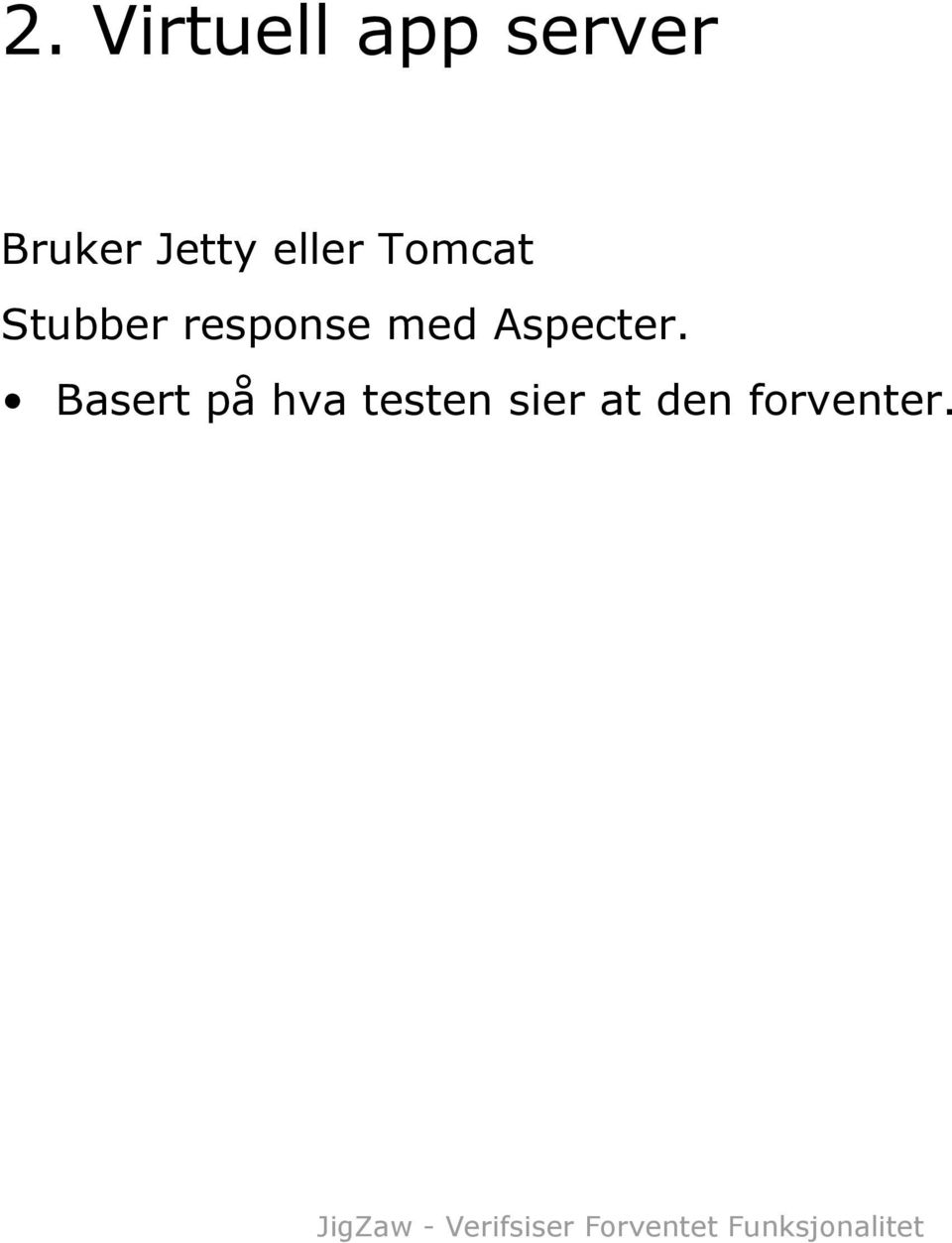 response med Aspecter.