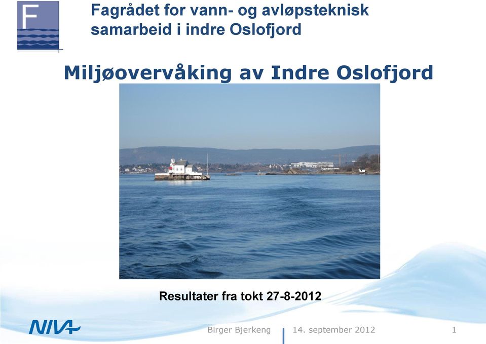 Miljøovervåking av Indre Oslofjord