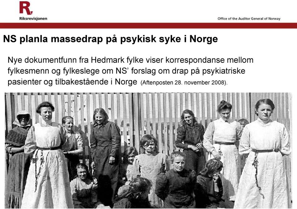 fylkesmenn og fylkeslege om NS forslag om drap på