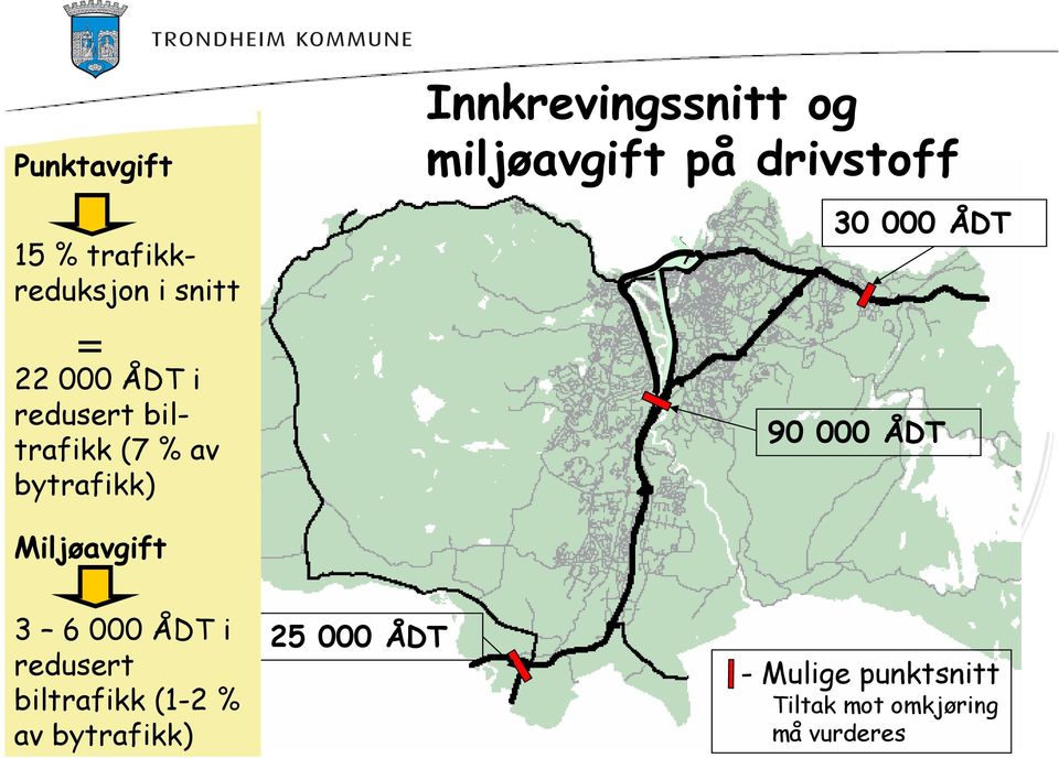 drivstoff 30 000 ÅDT 90 000 ÅDT Miljøavgift 3 6 000 ÅDT i redusert