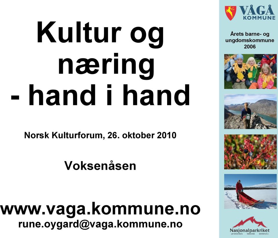 oktober 2010 Voksenåsen www.