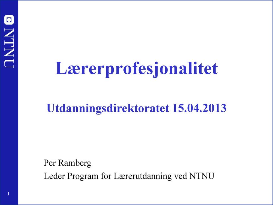 04.2013 Per Ramberg Leder