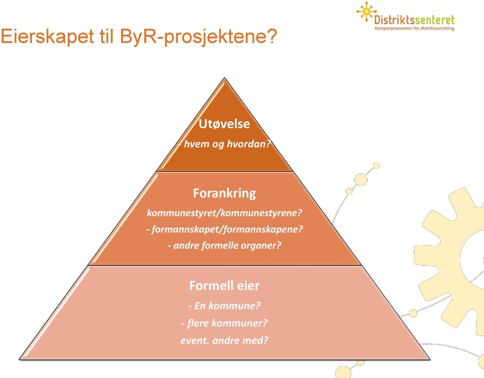 Forankring kommunestyret/kommunestyrene?