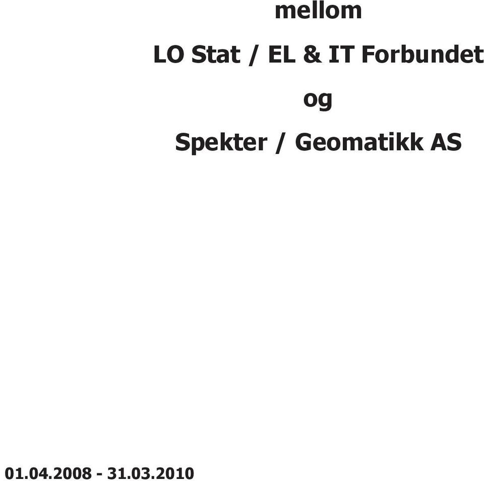 Spekter / Geomatikk