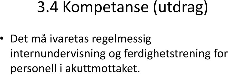 internundervisning og