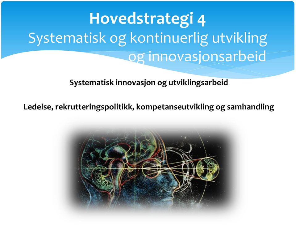 innovasjon og utviklingsarbeid Ledelse,